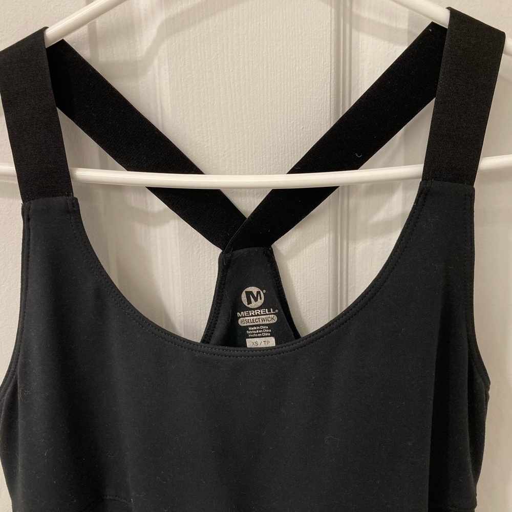 MERRELL SELECT WICK BLACK HALTER DRESS - size XS